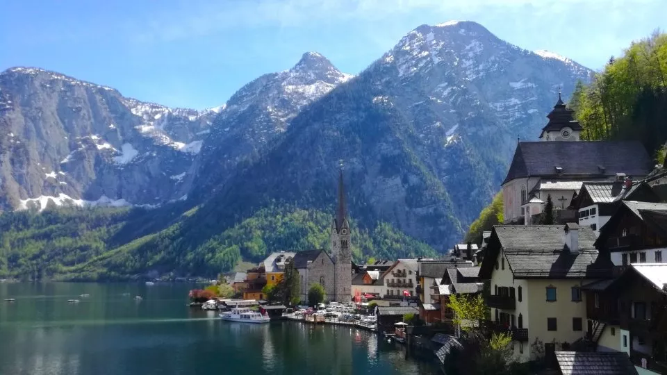 Rakousko, Hallstatt, Halštat, Alpy