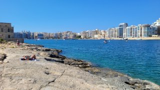Stone Beach, Valletta, Malta