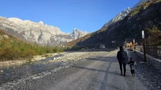 Albánie Theth - Valbona pass