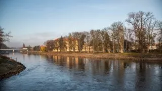 vodní elektrárna Poděbrady a Hučák