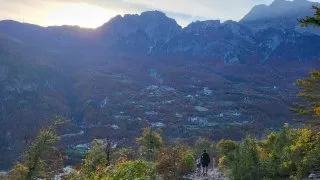 Albánie Theth - Valbona pass