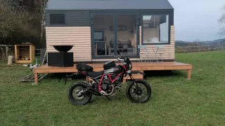 Tiny house, šumava, boubín